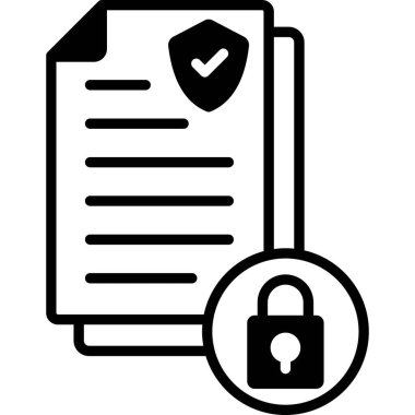 tick vektör simgesi dizaynlı belge