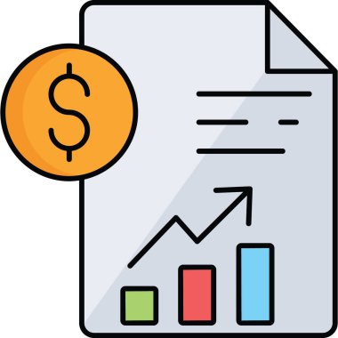 Renkli dış hat biçiminde kar vektörü simgesi 