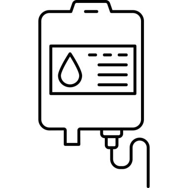 Taslak biçiminde izole edilmiş arkaplan ile bandaj simgesi vektör simgesi 