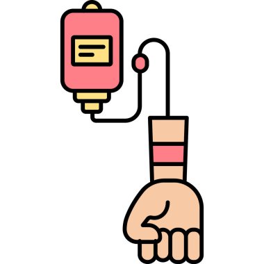 Drip simgesi vektör çizimi çizimi