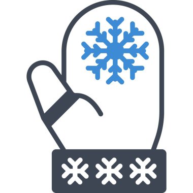 İzole edilmiş arkaplan ile eldiven çizimi 