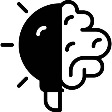 İzole edilmiş arkaplan ile fikir illüstrasyonu