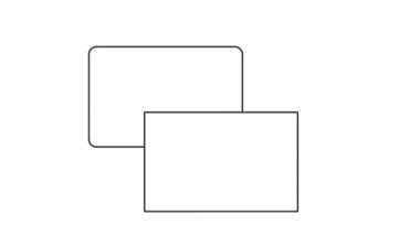 İzole edilmiş arkaplan ile Bitcoin Kart vektör canlandırması 