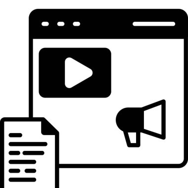 İzole edilmiş arka plana sahip içerik pazarlama illüstrasyonu