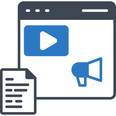 İzole edilmiş arka plana sahip içerik pazarlama illüstrasyonu