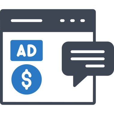 Münferit arkaplan ile reklam bütçesi illüstrasyonu