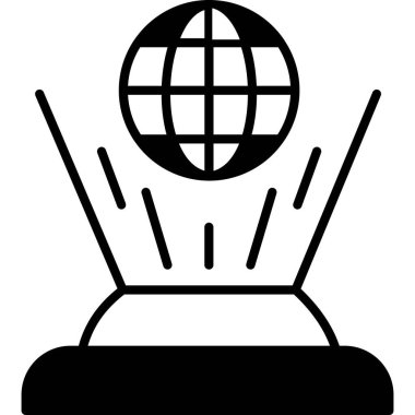  İzole edilmiş arkaplanı olan hologram çizimi