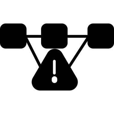 İzole edilmiş arkaplan ile blok zinciri illüstrasyonu