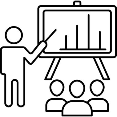 İzole edilmiş arkaplana sahip ders illüstrasyonu