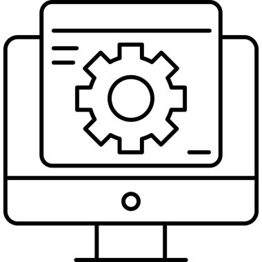 İzole edilmiş arkaplan ile gelişim illüstrasyonu