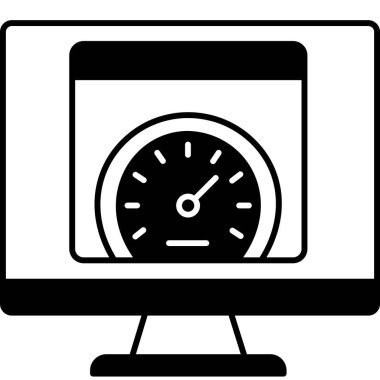 İzole edilmiş arkaplan ile verimlilik illüstrasyonu