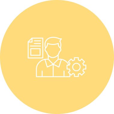 İzole edilmiş arkaplan profili çizimi