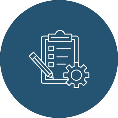 İzole edilmiş arkaplan ile Eylem Planı illüstrasyonu