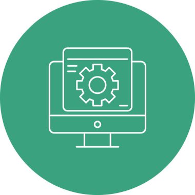 İzole edilmiş arkaplan ile gelişim illüstrasyonu