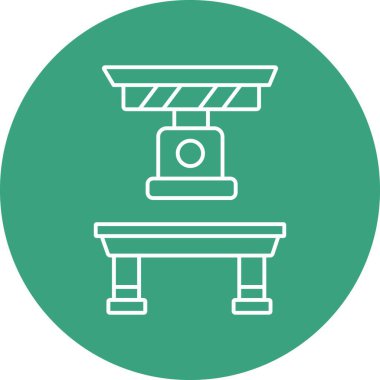 İzole edilmiş arkaplan ile makine illüstrasyonu