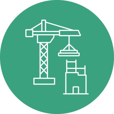 İzole edilmiş arkaplanı olan yapı illüstrasyonu