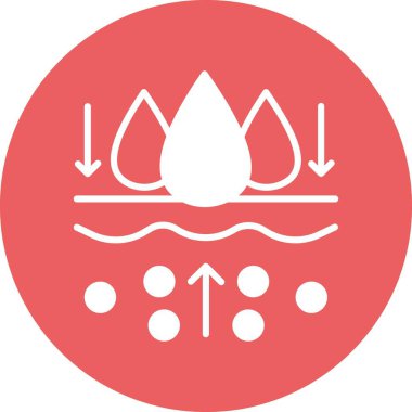 İzole edilmiş arkaplan ile özümseme illüstrasyonu