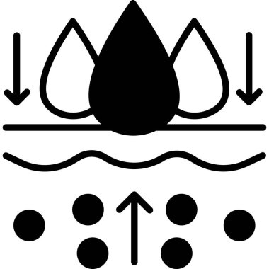 İzole edilmiş arkaplan ile özümseme illüstrasyonu