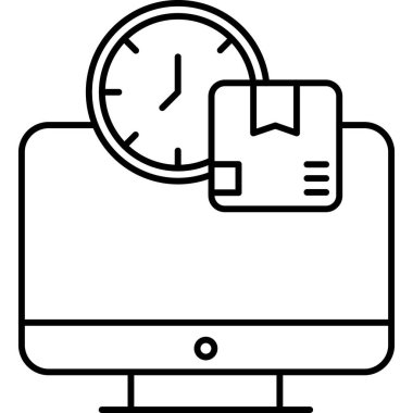 Teslimat durumu güncellemesi izole edilmiş arkaplan resimlerini gösterir  