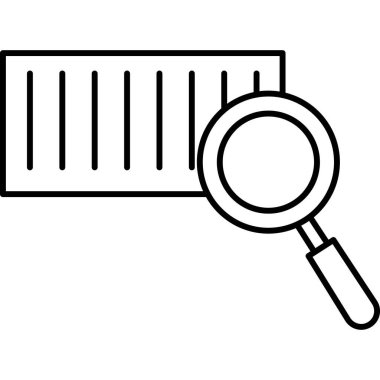 İzole edilmiş arkaplan ile barkod tarayıcı illüstrasyonu  