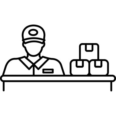 İzole edilmiş geçmişi olan dağıtım elemanı illüstrasyonuName  