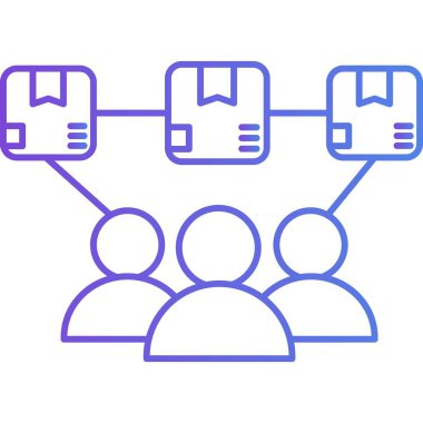 İzole edilmiş arka plan ile son mil gönderimi 