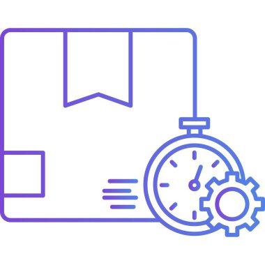 İzole edilmiş arkaplanı olan lojistik gösterge paneli 