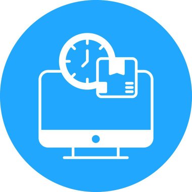 Teslimat durumu güncellemesi izole edilmiş arkaplan resimlerini gösterir  