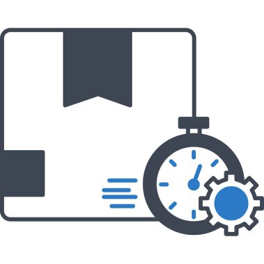 İzole edilmiş arkaplanı olan lojistik gösterge paneli 