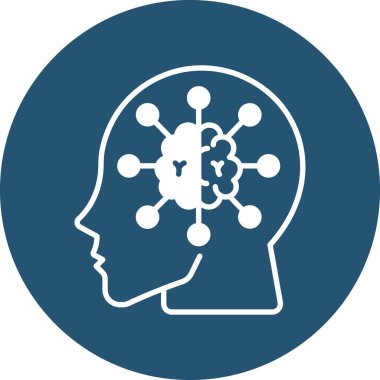   İzole edilmiş arka plana sahip İş Zihni illüstrasyonu