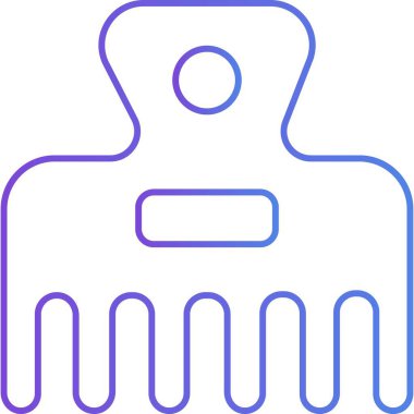 İzole edilmiş arkaplan ile AFRO Tarama illüstrasyonu