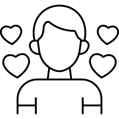 İzole edilmiş arka planı olan hoş bir illüstrasyon 