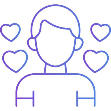 İzole edilmiş arka planı olan hoş bir illüstrasyon 