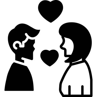 İzole edilmiş arka planı olan çift çizimi 