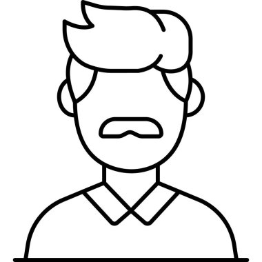 İzole edilmiş bir geçmişi olan baba çizimi 