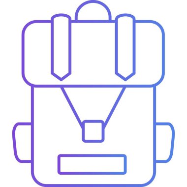 İzole edilmiş arkaplana sahip çanta paketi resimlemesi 