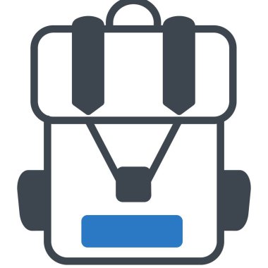 İzole edilmiş arkaplana sahip çanta paketi resimlemesi 