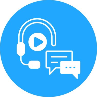  İzole edilmiş arkaplan ile Ses Dersi illüstrasyonu 