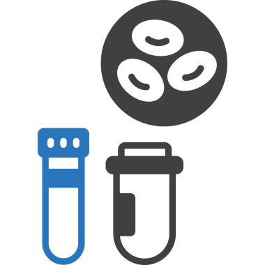  İzole edilmiş arka planı olan kan analizi çizimi 