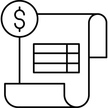 İzole edilmiş arkaplan ile Fatura Ödeme illüstrasyonu 