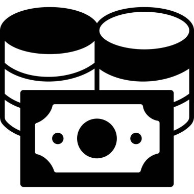 İzole edilmiş arkaplanı olan para birimi çizimi 