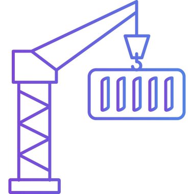   İzole edilmiş arkaplana sahip nakliye konteynırı çizimi 