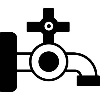    İzole edilmiş arkaplana sahip musluk damlası çizimi 