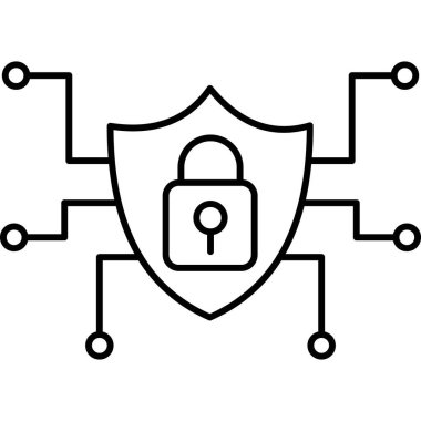 İzole edilmiş arkaplanı olan Chatbot çizimi