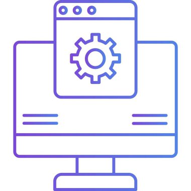 İzole edilmiş arkaplan ile Kod Programlama illüstrasyonu