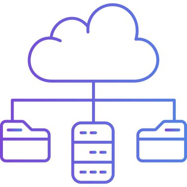 İzole edilmiş arkaplanı olan Makine Öğrenme illüstrasyonu