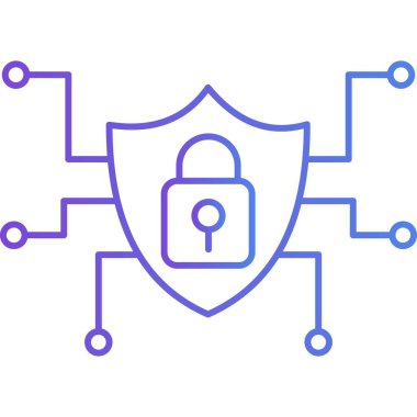 İzole edilmiş arkaplanı olan Chatbot çizimi