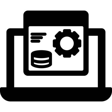 İzole edilmiş arkaplan ile yüz tanıma illüstrasyonu