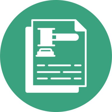 İzole edilmiş arka plana sahip Mahkeme Yönetimi illüstrasyonu 