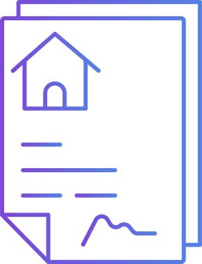  İzole edilmiş arkaplan ile Sözleşme İmza illüstrasyonu 